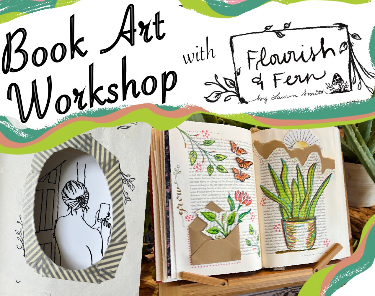 Book Art Workshops | @ Black Rock Books BRIDGEPORT