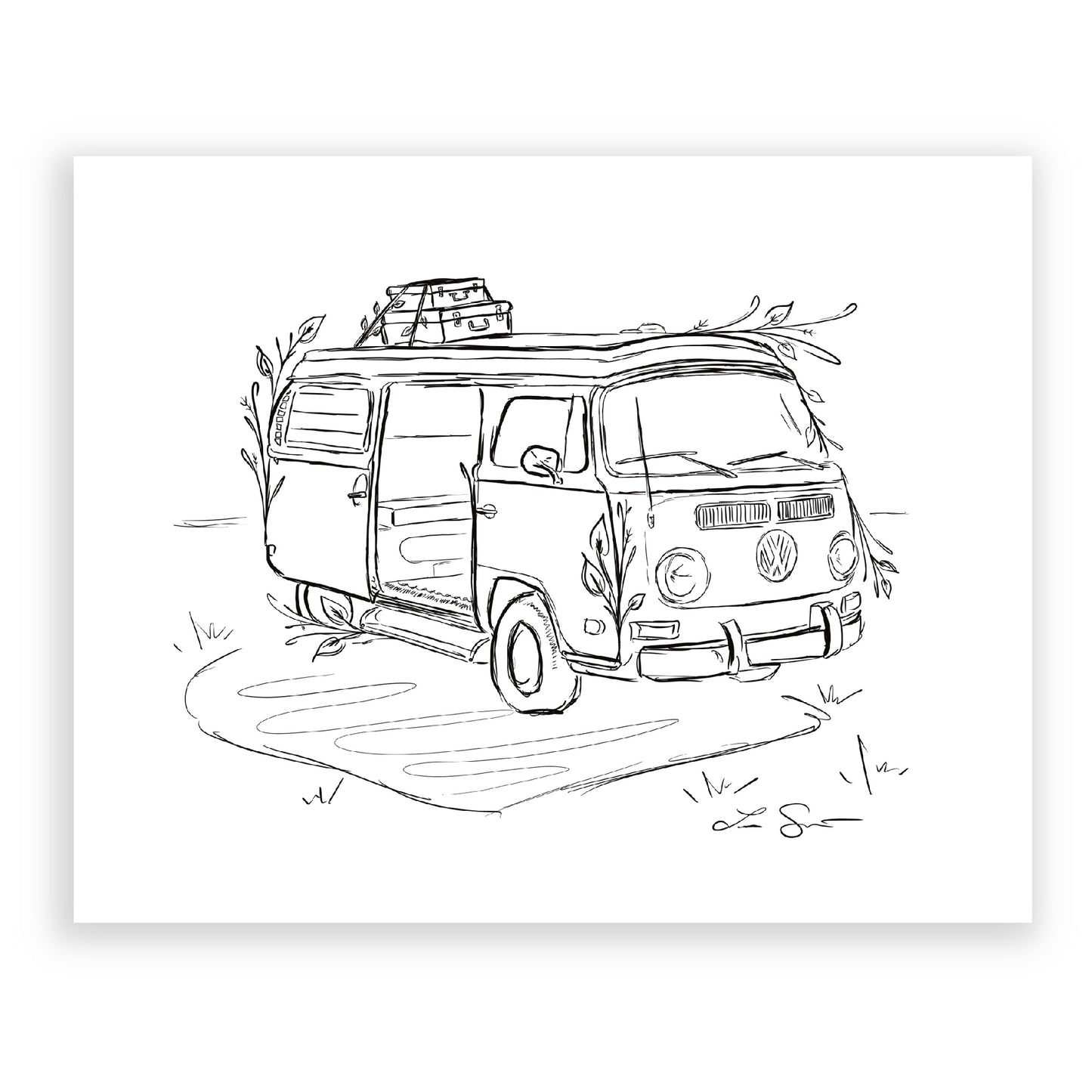 VW Bus Art Print