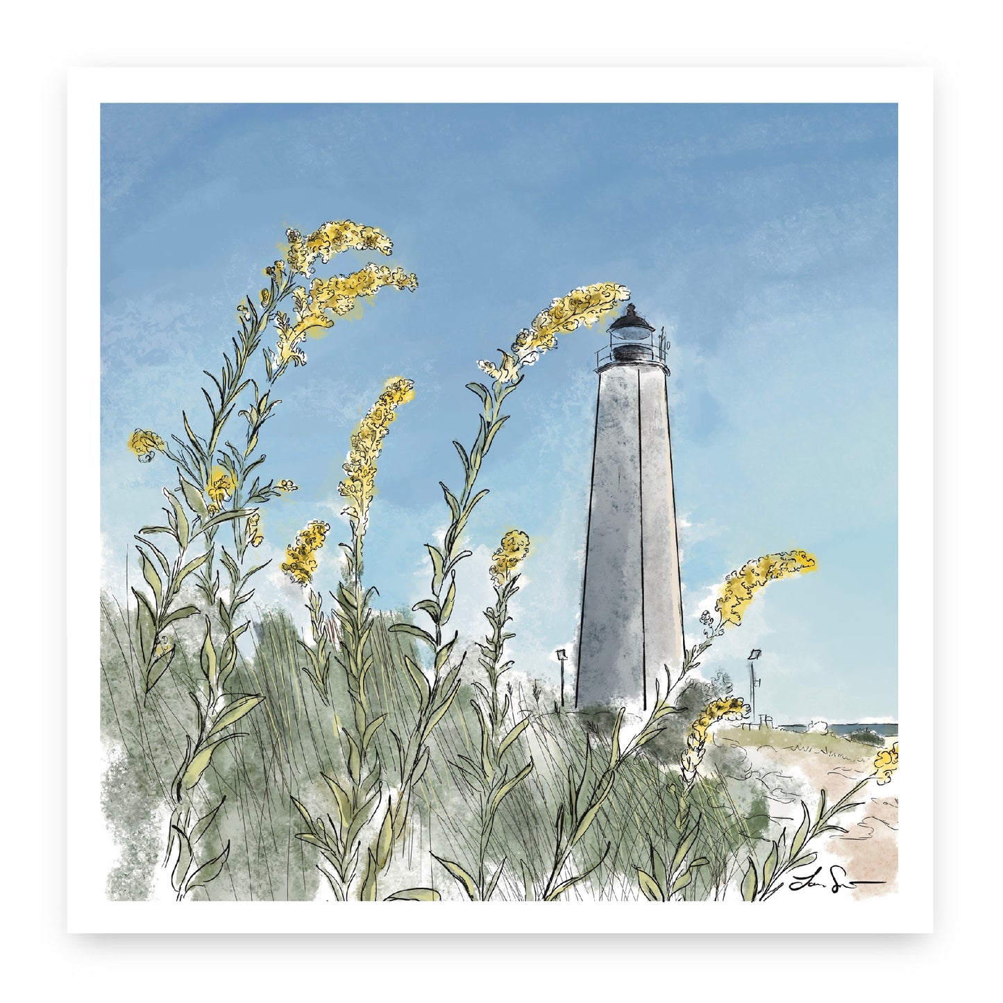 New Haven CT | Lighthouse Point Park Art Print