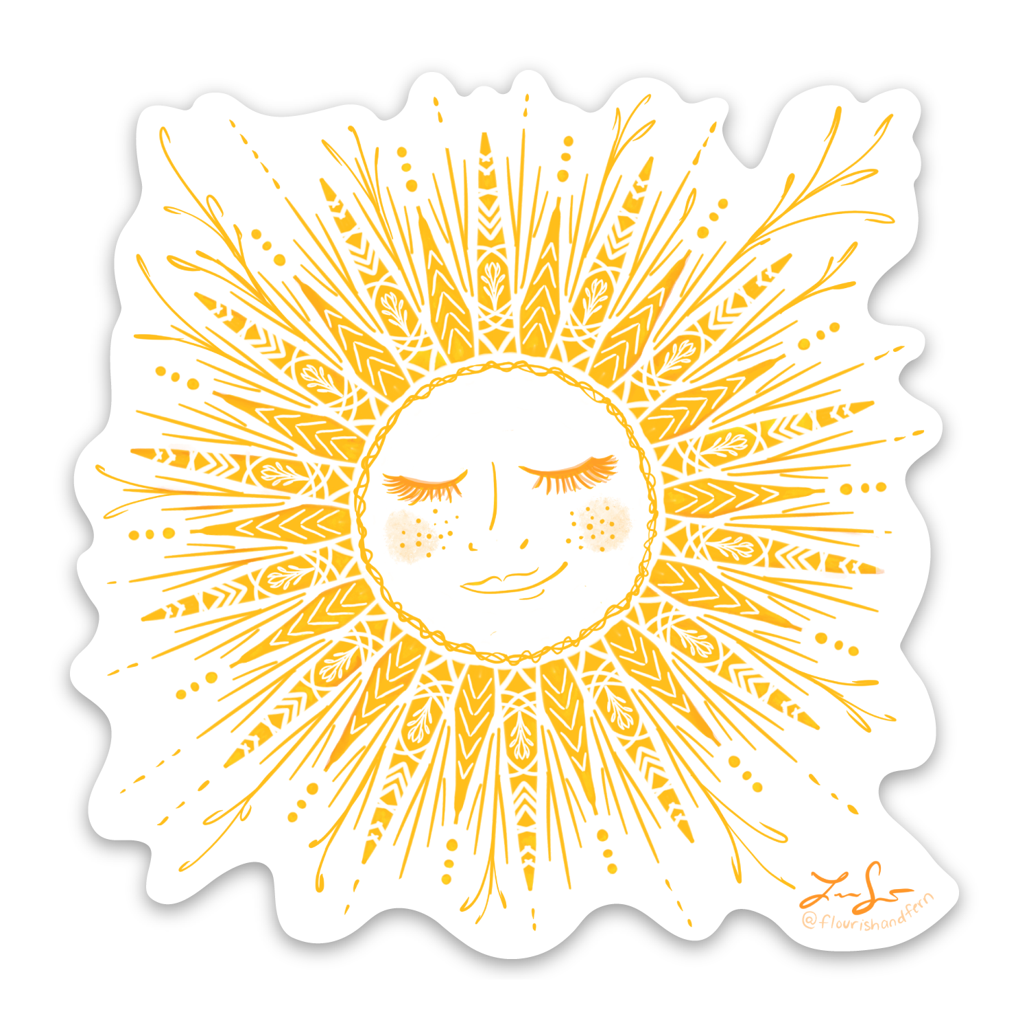 Sunshine Sticker Studio Sunshine Sticker – Flourish + Fern