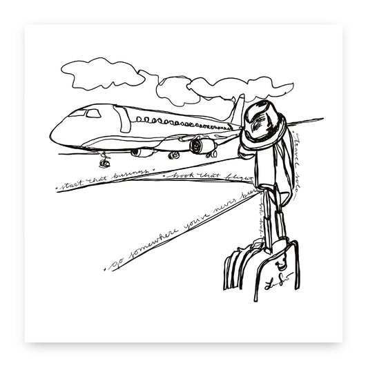 Book That Flight Art Print