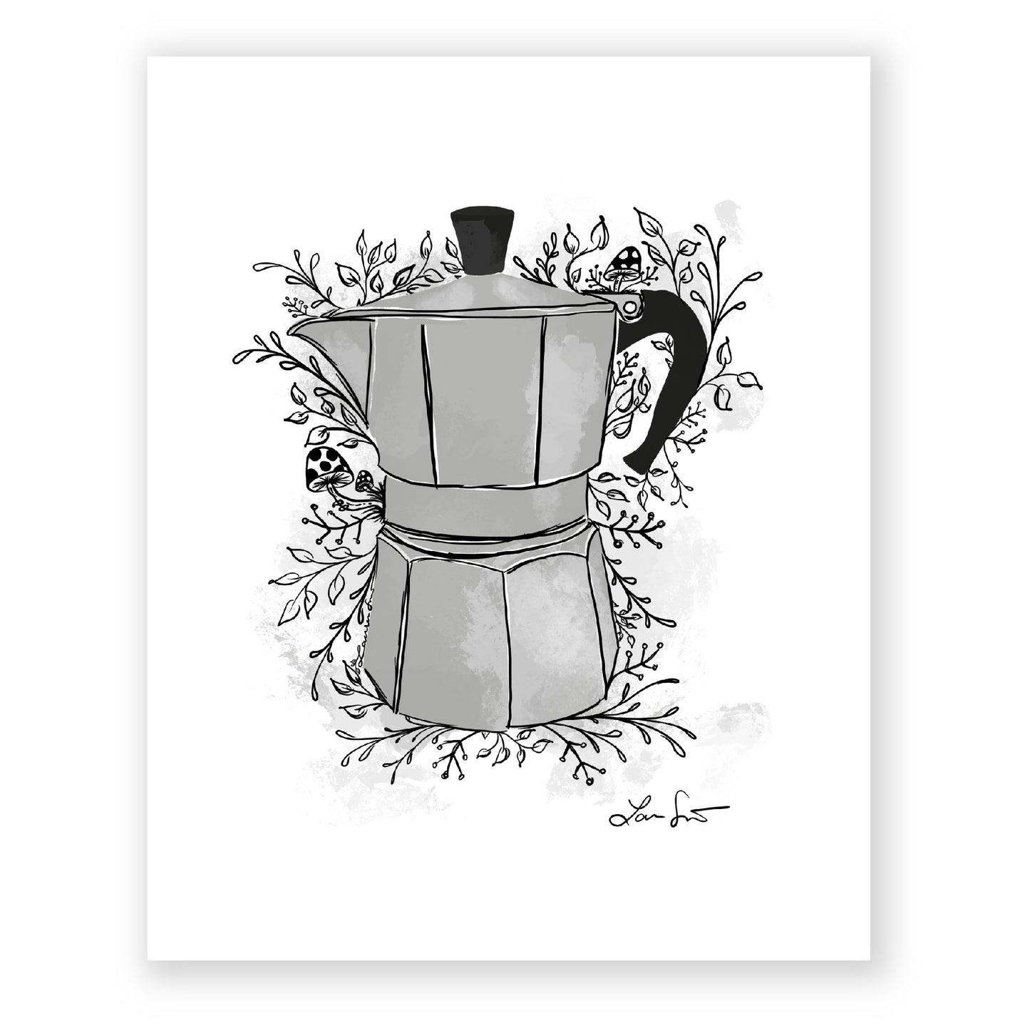 Italian Coffee - Moka Pot Art Print