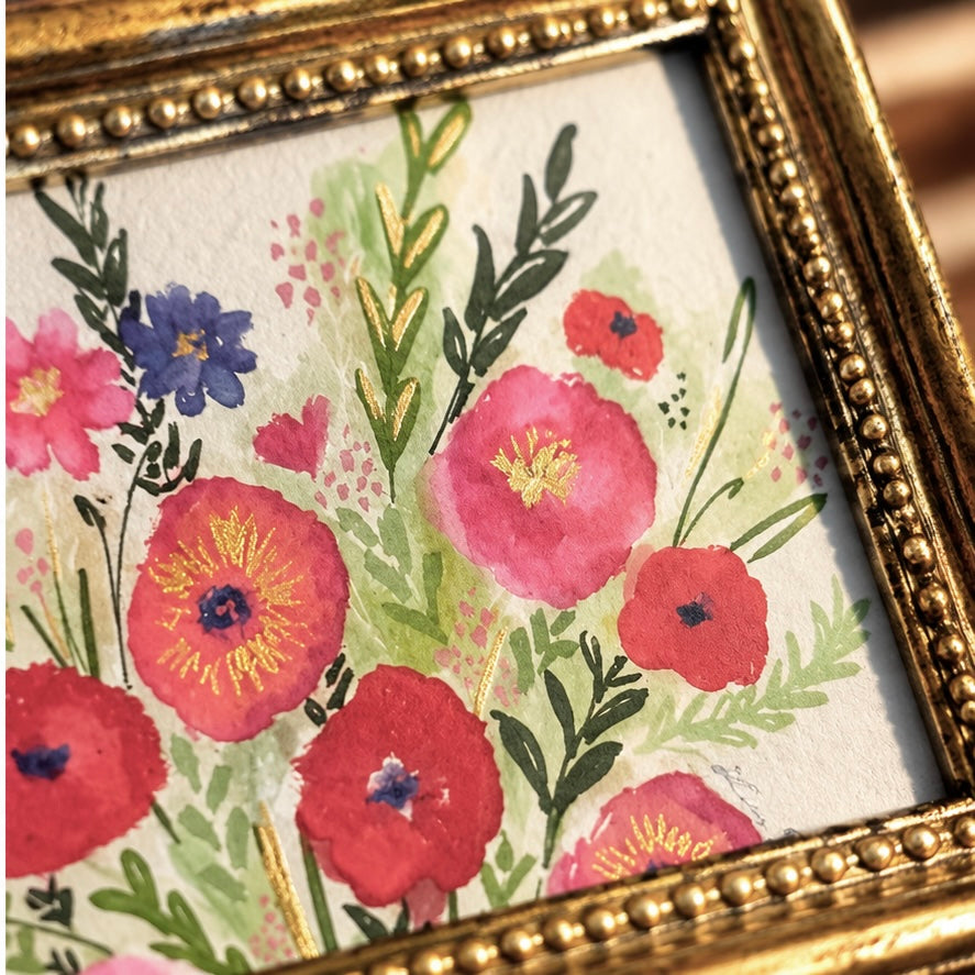 Pink Florals | Shimmer Mini