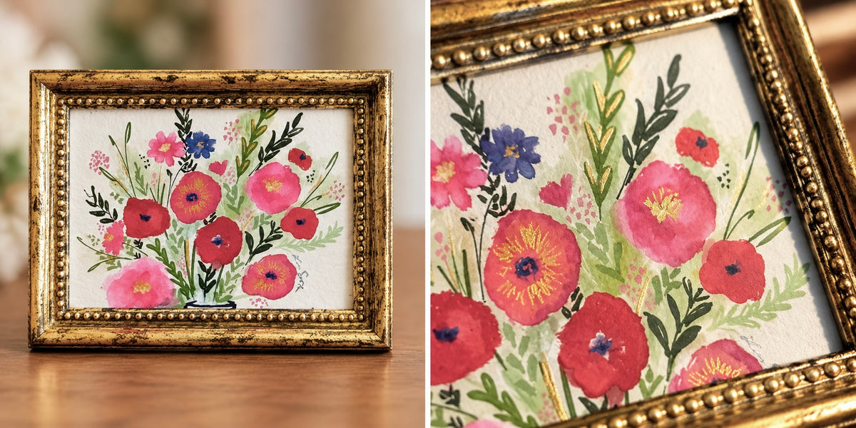 Pink Florals | Shimmer Mini