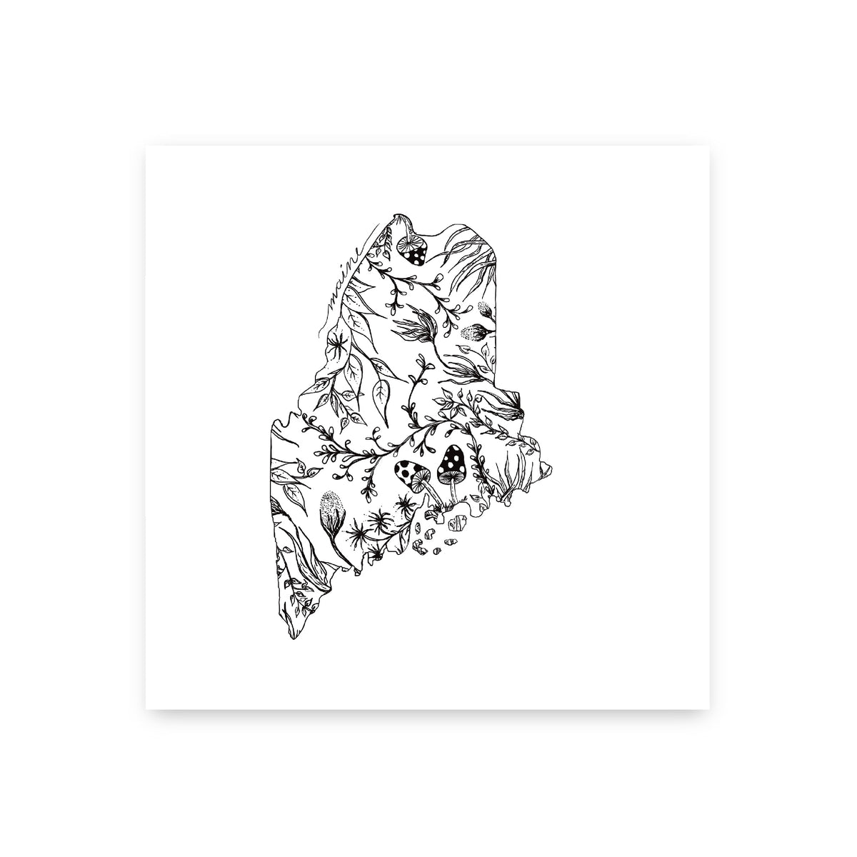 Maine In Bloom Art Print