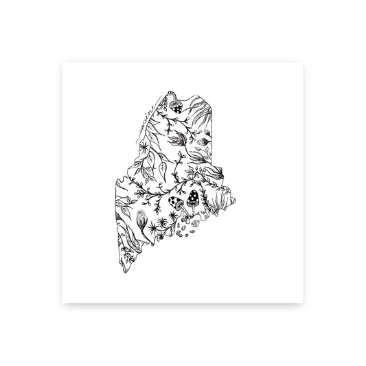 Maine In Bloom Art Print