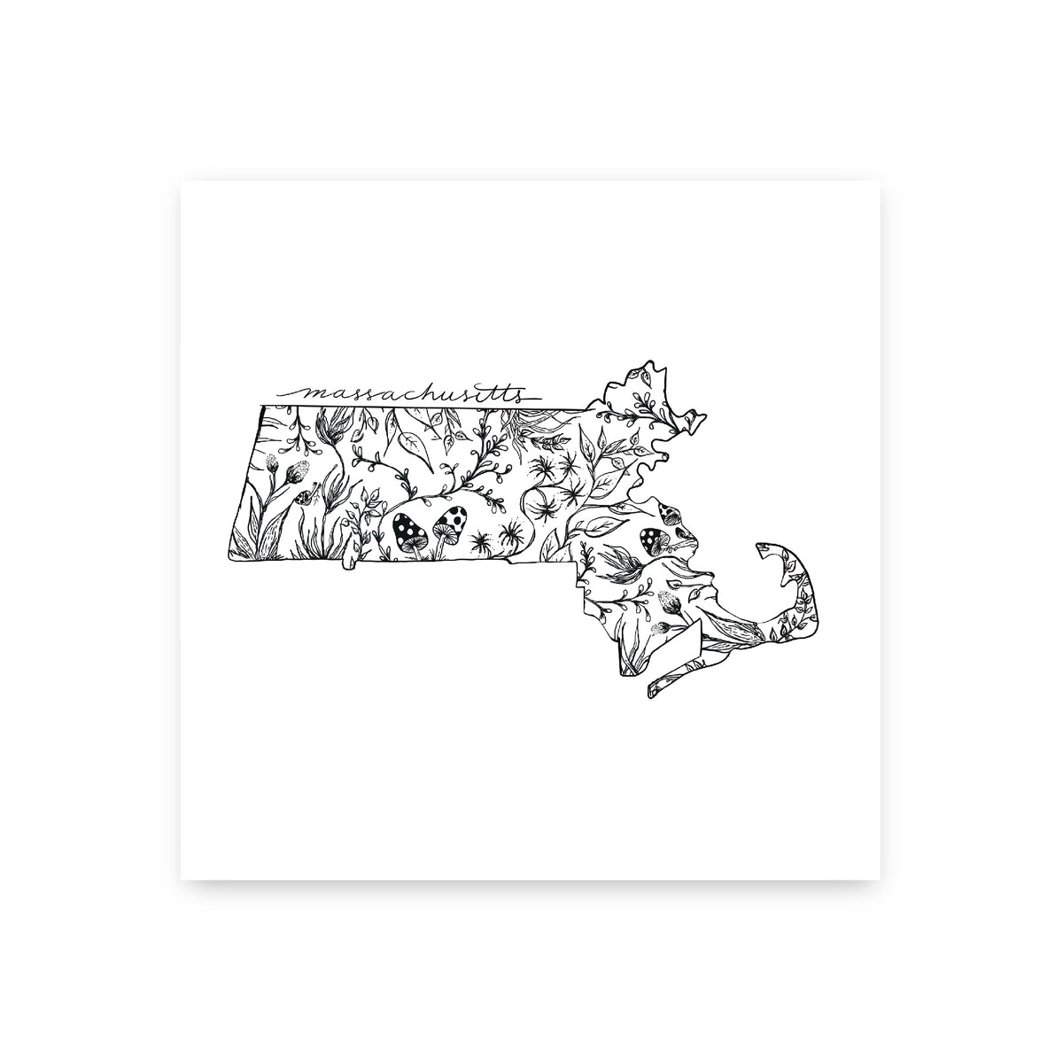 Massachusetts In Bloom Art Print