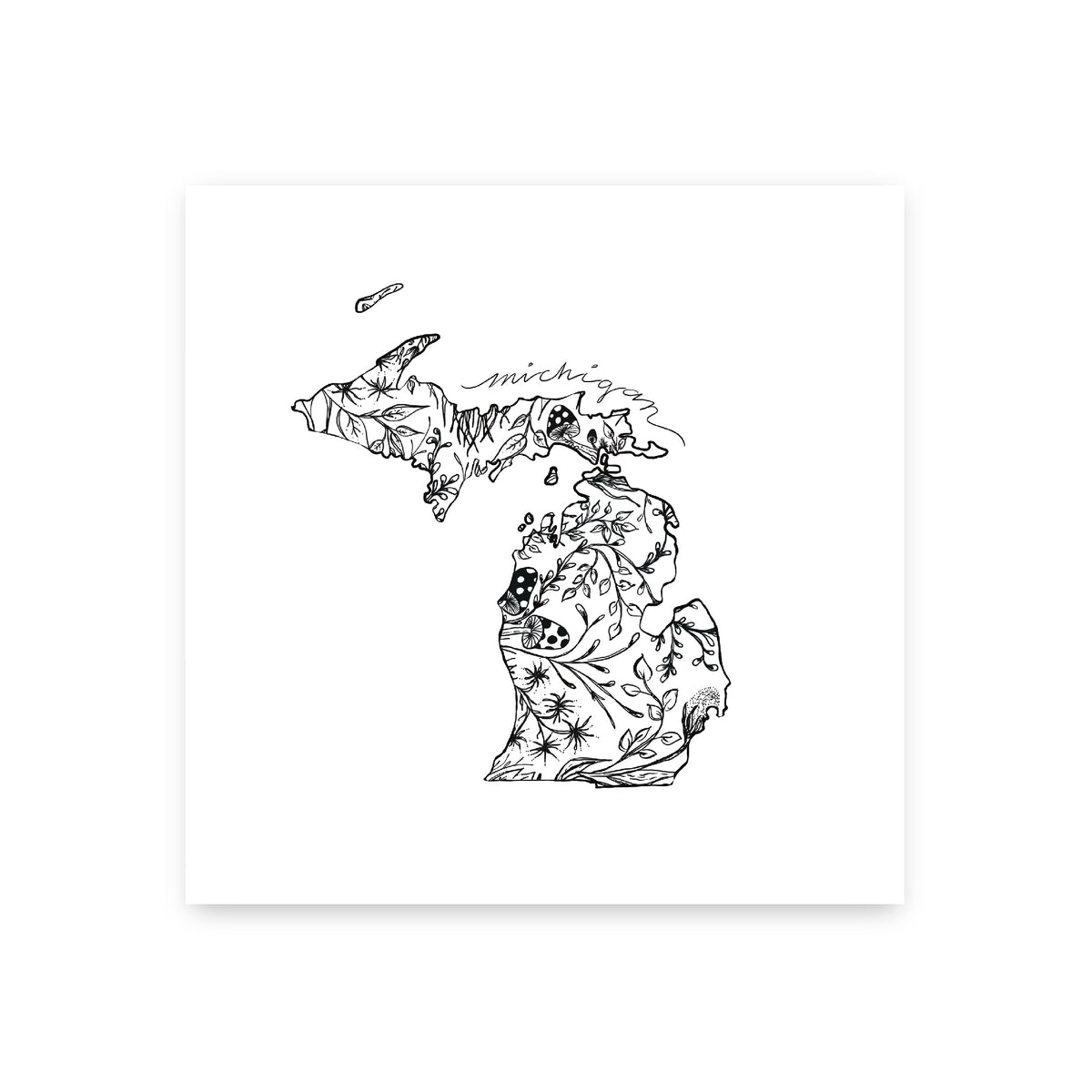 Michigan In Bloom Art Print