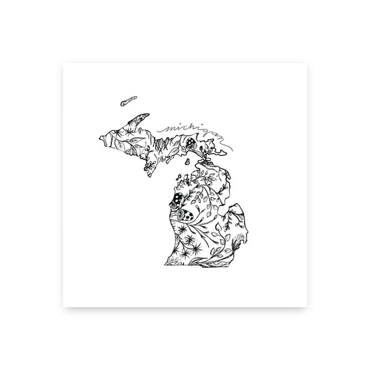 Michigan In Bloom Art Print