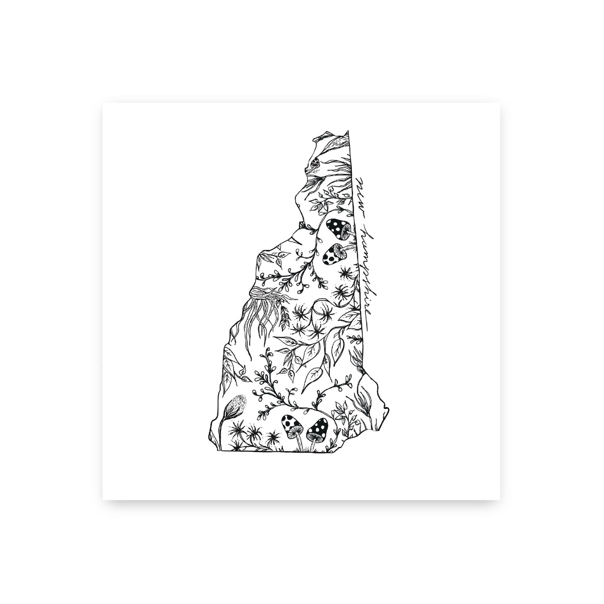 New Hampshire In Bloom Art Print