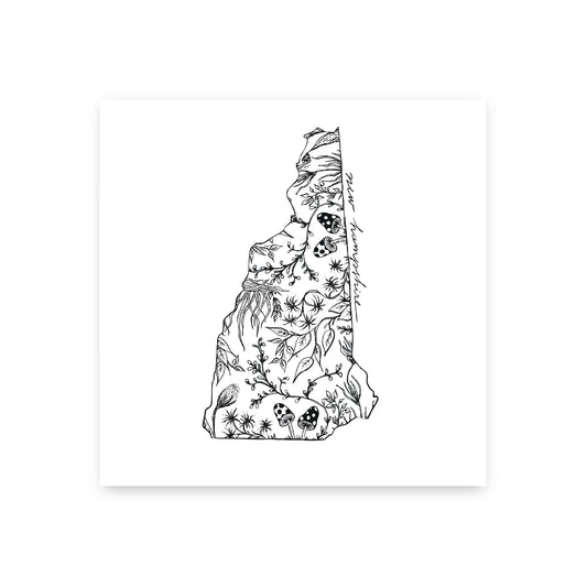 New Hampshire In Bloom Art Print