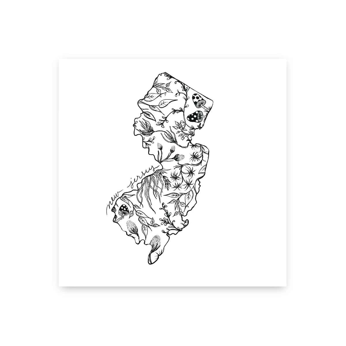 New Jersey In Bloom Art Print