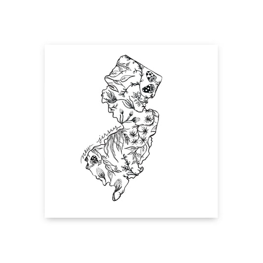 New Jersey In Bloom Art Print