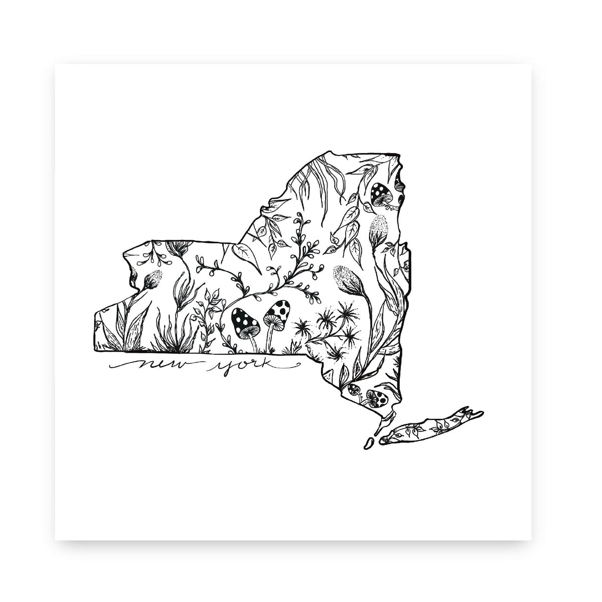 New York In Bloom Art Print