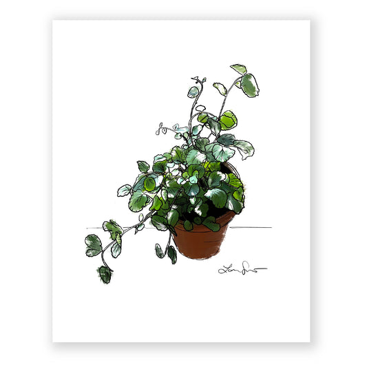 Little Potted Plant Art Print
