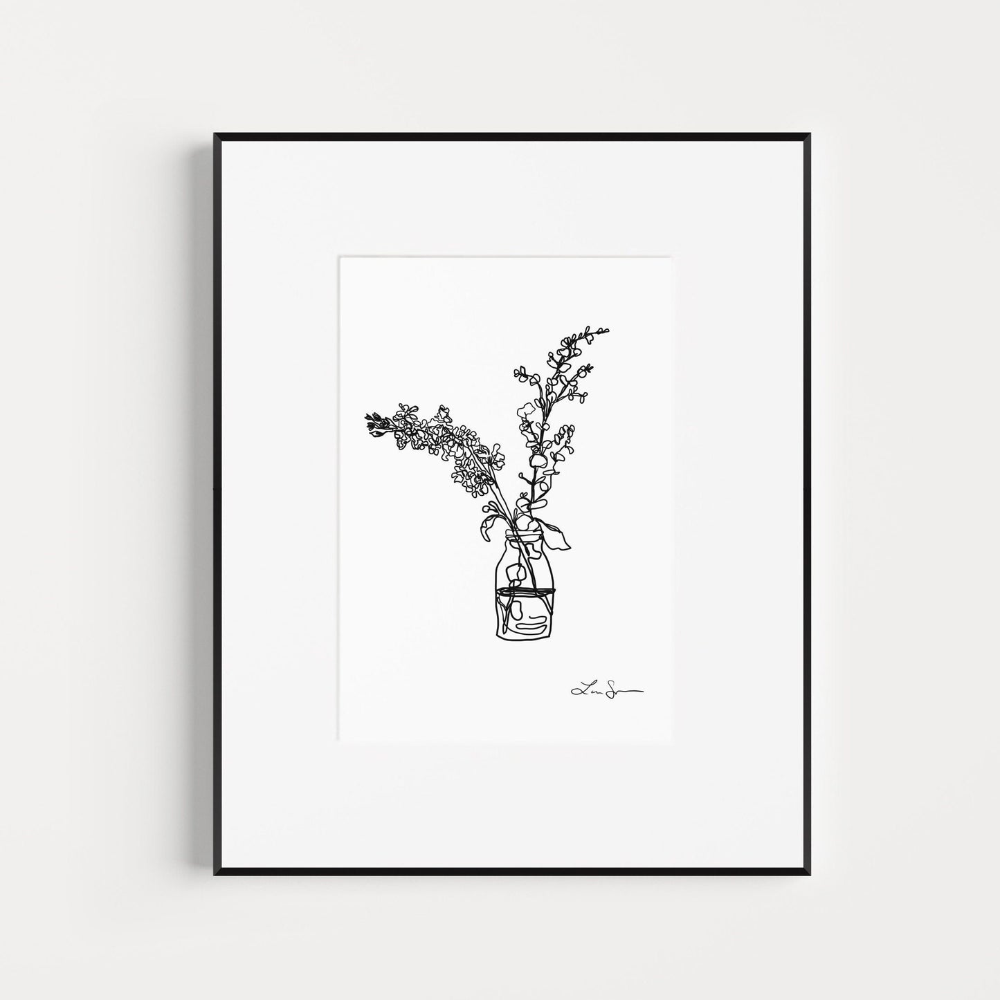 Eucalyptus Florals Art Print